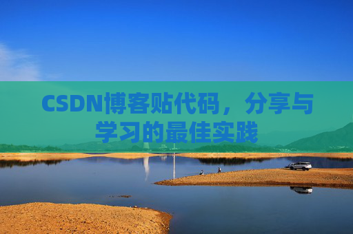 CSDN博客贴代码，分享与学习的最佳实践